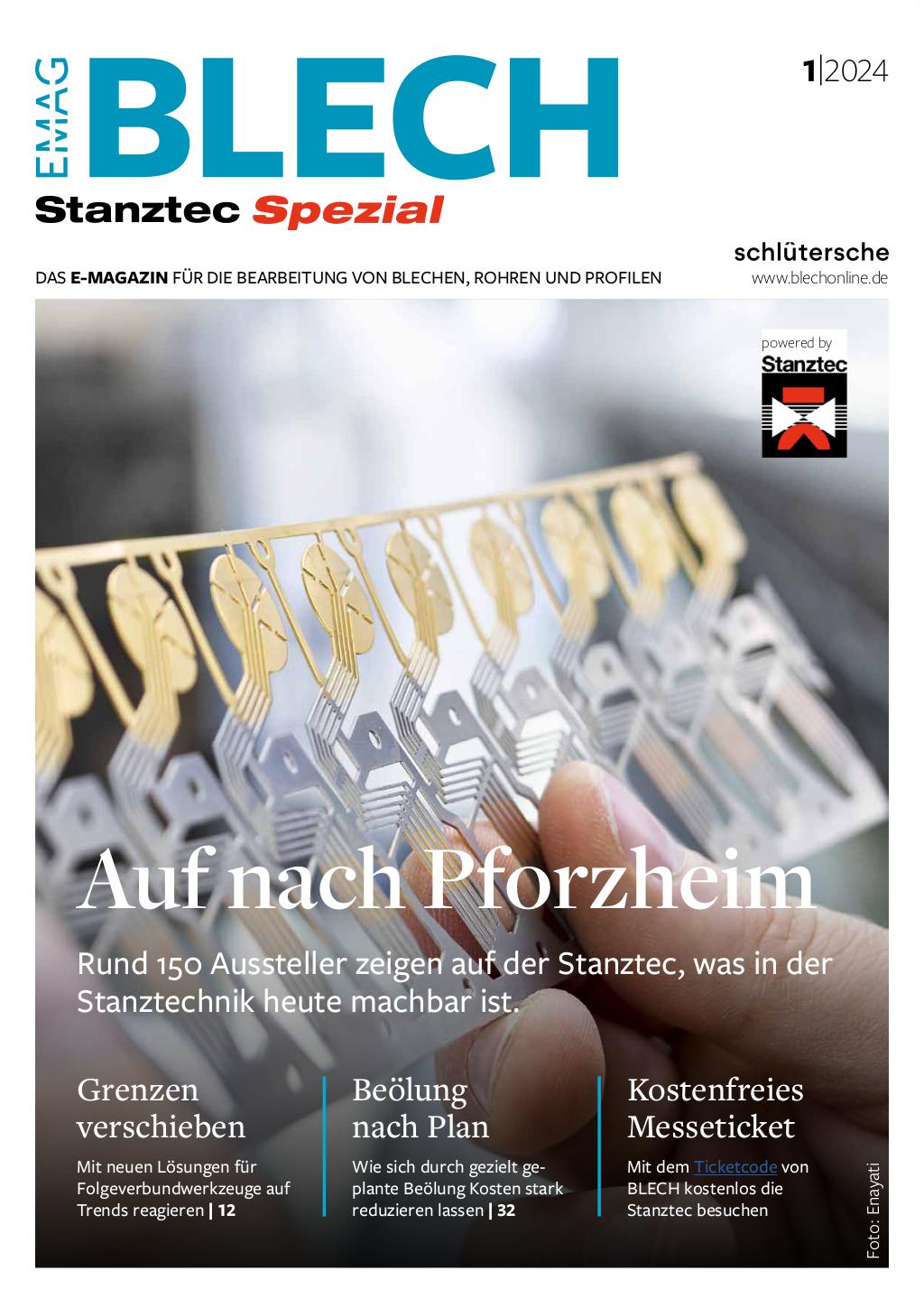 Artikelveröffentlichung im E-Magazin BLECH Ausgabe 1/2024